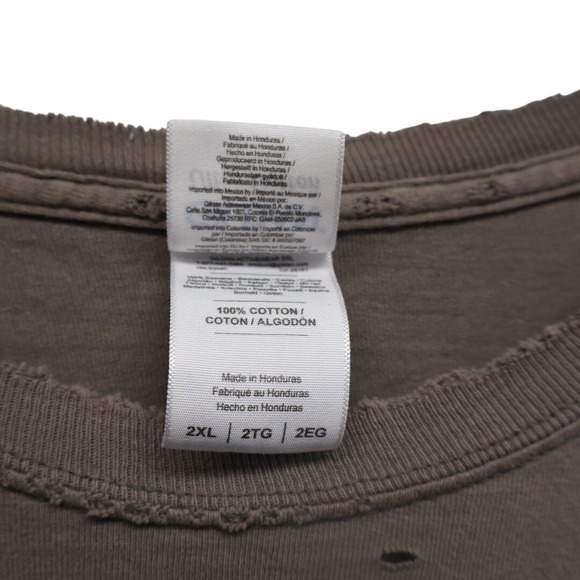 Omaha UNO Mavericks Hockey Distressed Graphic‎ LS T-Shirt Soft THIN 2XL - Picture 4 of 8